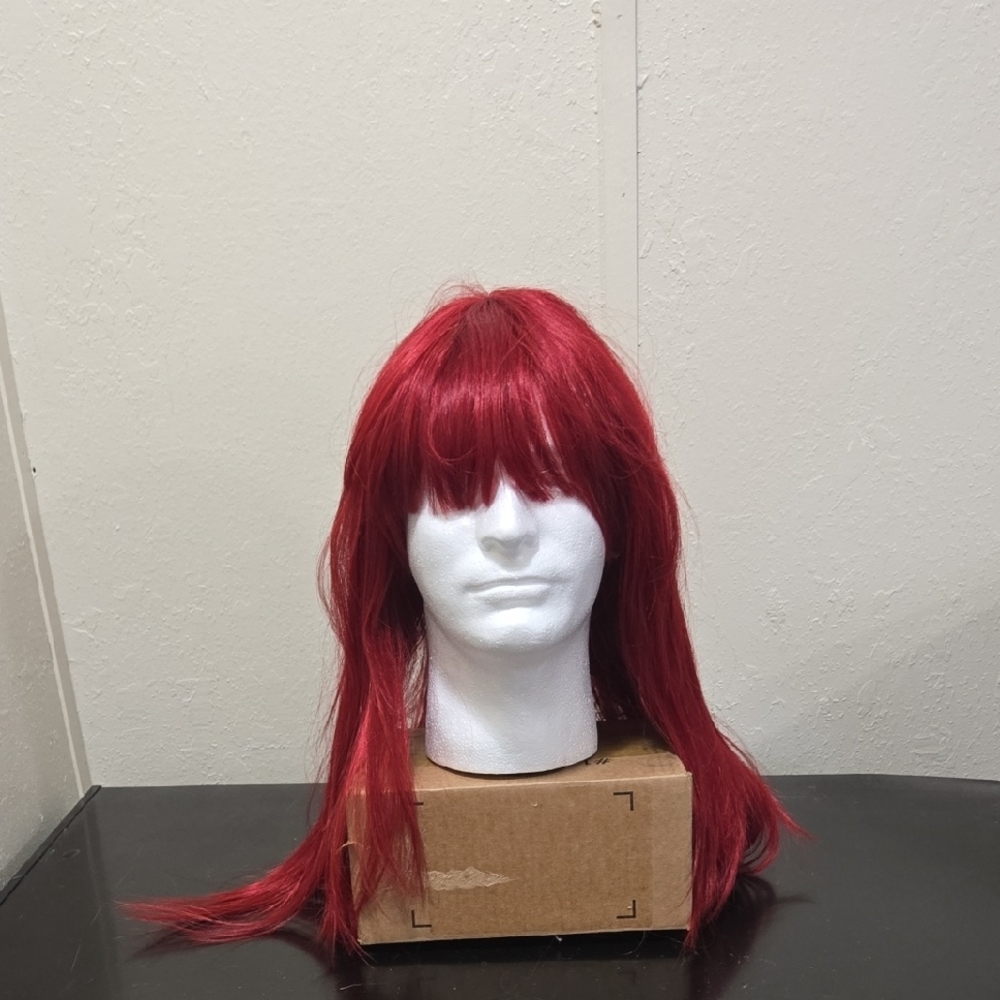 Vibrant Red Women's Wig